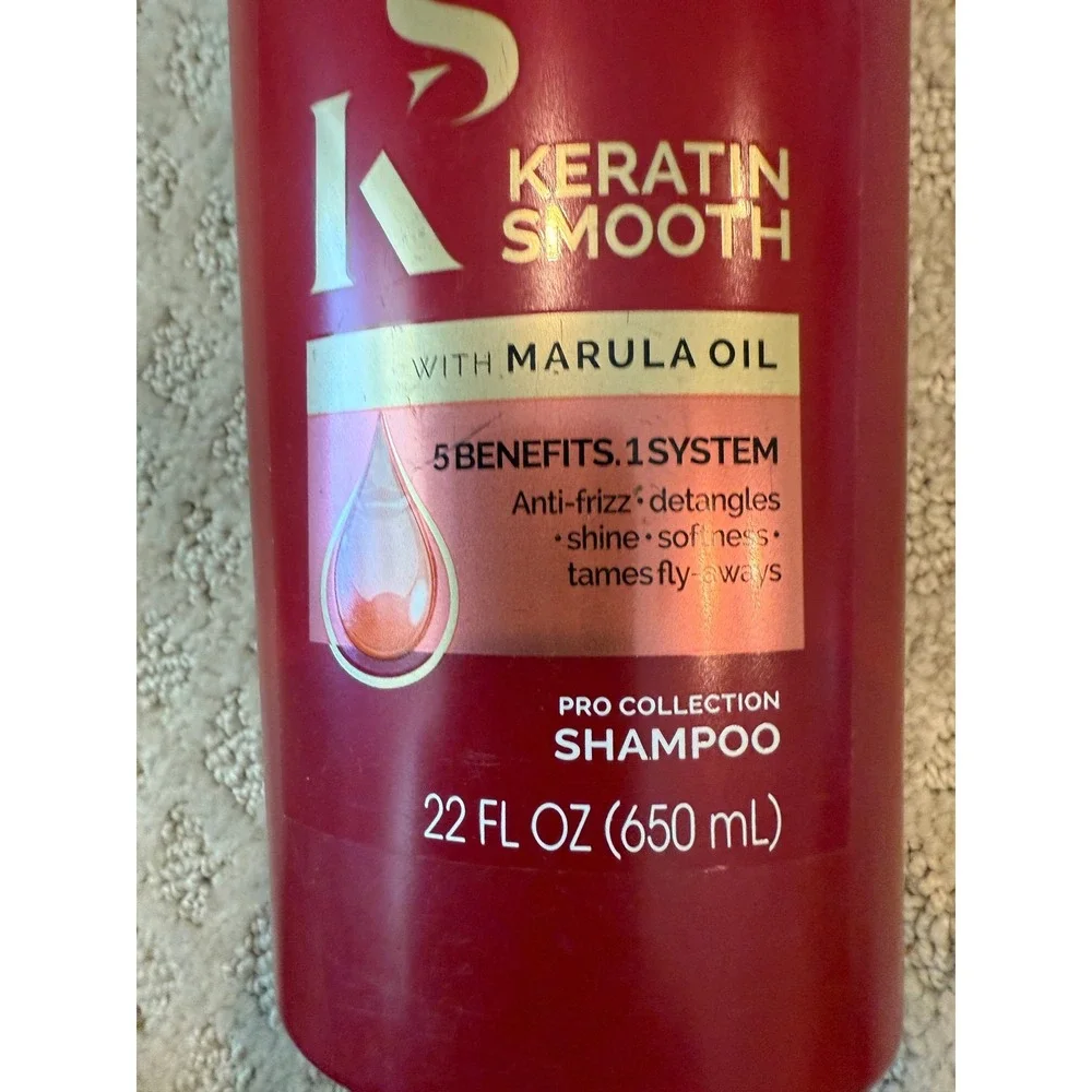 TRESemmé Keratin Smooth Shampoo with Marula Oil 22 fl oz NEW LOOK‎
